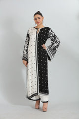 Sahar Hand-Embroidered Monochrome Set