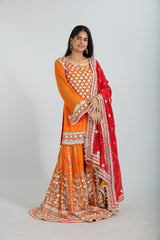 Afsheen — Gotta Patti Sharara Set