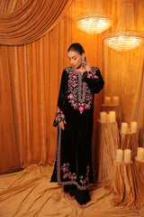 Black full length kurta