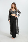 Raisa  Hand-Embroidered Jacket Set