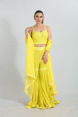 Zahra — Embroidered Blouse Drape Saree