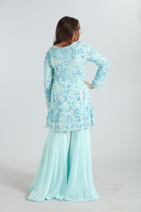 Maira  Hand-Embroidered Georgette Set