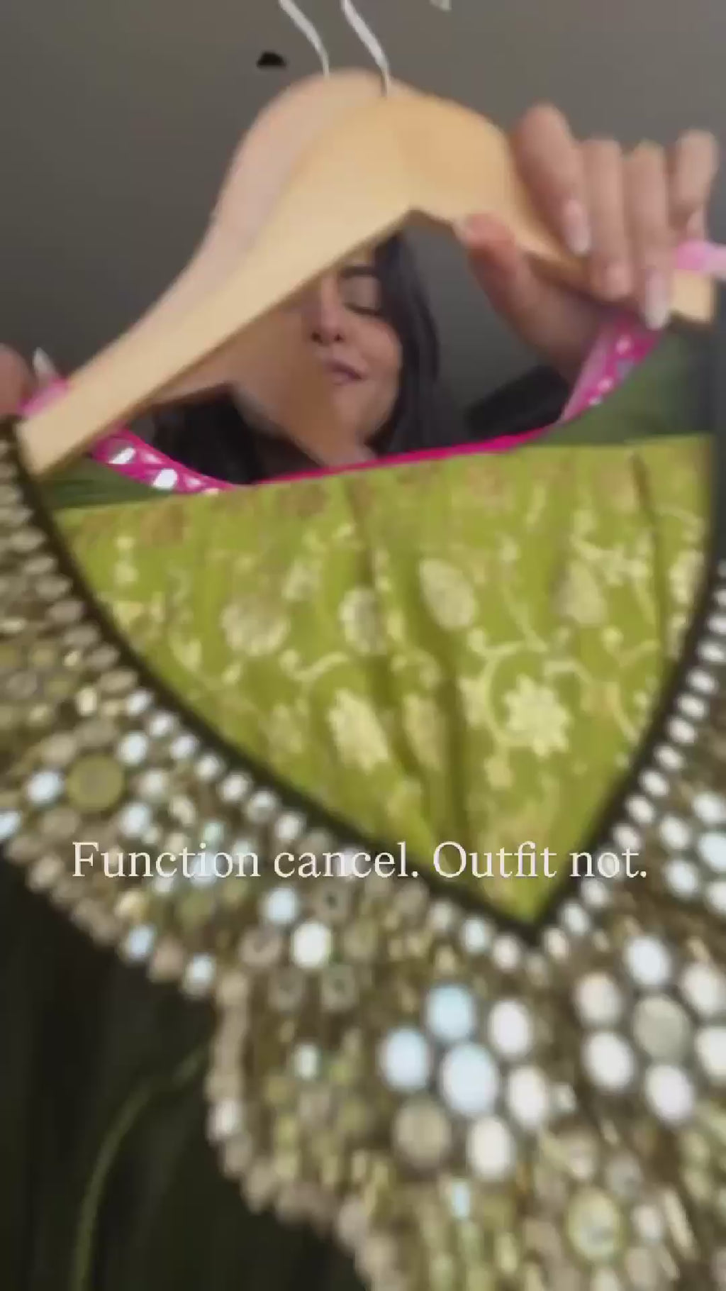 Kritika Khurana in Mirror work kurta set with tulip pants