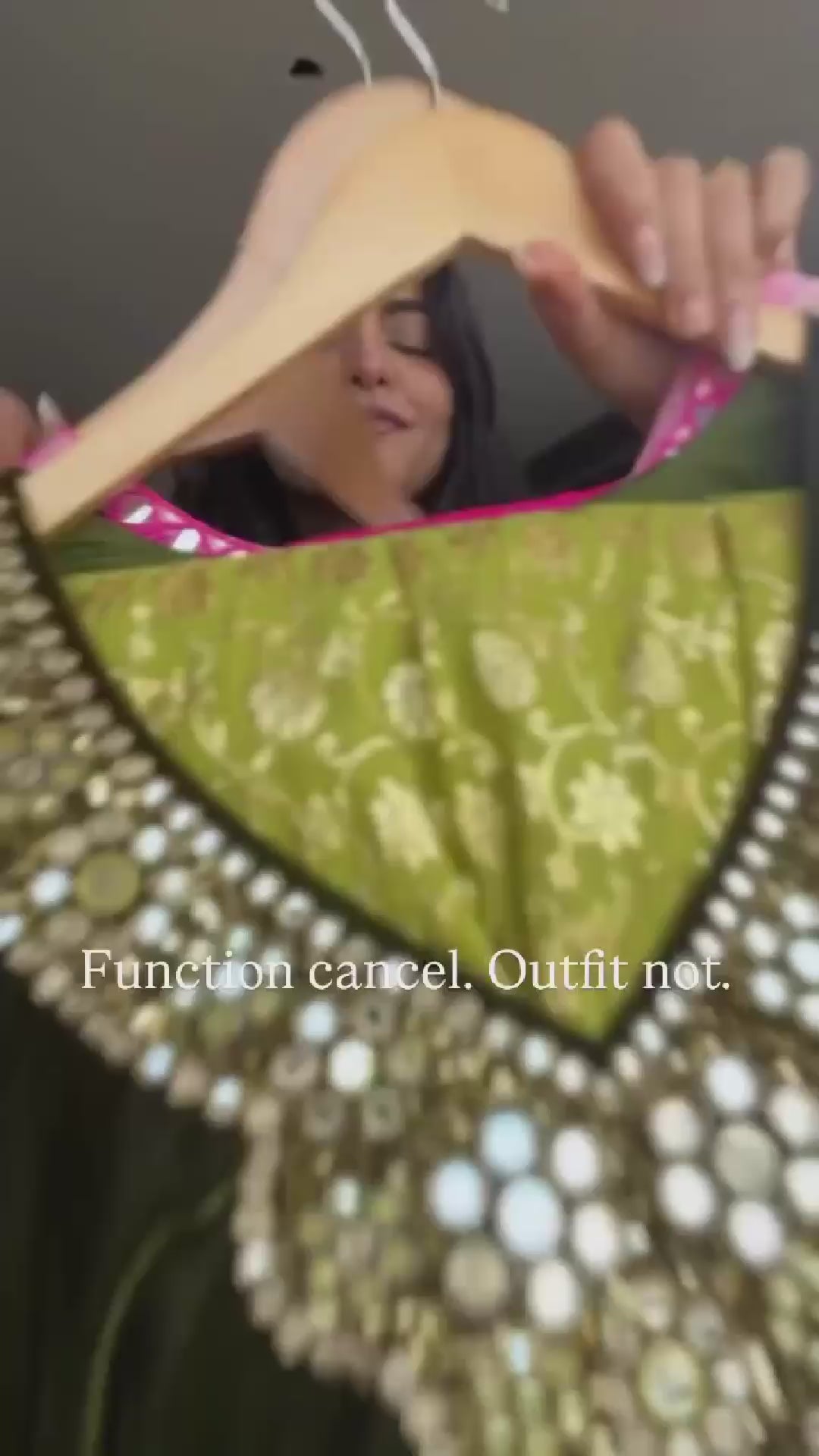 Kritika Khurana in Mirror work kurta set with tulip pants